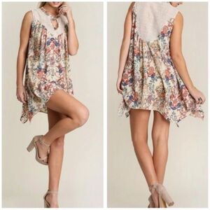 Umgee Lace Boho Dress‎